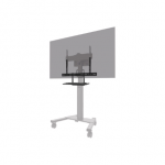 Neomounts Floor stand | AV40-500BL Keyboard Shelf Kit | Height adjustment | 43-110 " | Maximum weight (capacity) 2.5 kg | Black