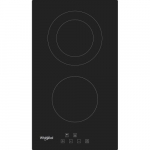 Pliidiplaat Whirlpool, 2 x Hilight, 30 cm, must