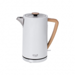 Adler | Kettle | AD 1347w | Electric | 2200 W | 1.5 L | Stainless steel | 360&deg; rotational base | White