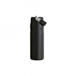 Water bottle | IceFlow Flip Straw 2.0 | Black