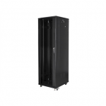 Lanberg | Rack cabinet 19" free-standing 42U/600x800 (flat pack) | FF01-6842-12B | Black