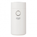 Adler | Kohviveski | AD4446wg | 150 W | Kohvioad mahutavus 75 g | Kaane turval&uuml;liti | Valge | Valge