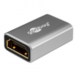 Goobay 72008 HDMI&trade; Adapter, Coupling, Gold-Plated, 8K @ 60 Hz, Black, Silver | Goobay