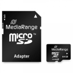 M&Auml;LU MICRO SDXC 64GB C10/W/ADAPTER MR955 MEDIARANGE