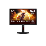 AOC 24G4ZR | 24 " | Fast IPS | FHD | 16:9 | 240 Hz | 1 ms | 1920 x 1080 pixels | 300 cd/m&sup2; | HDMI ports quantity 2 | Black