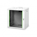 Digitus | Seinakapp | DN-19 12-U | Hall | IP-kaitseklass: IP20; esiuks: Kapi t&uuml;&uuml;p: Klaasist uks, &uuml;hekordselt avatav; Kapi t&uuml;&uuml;p: Seadme paigalduss&uuml;gavus min.-max.: 305-370 mm; Kandev&otilde;ime: 100 kg