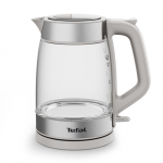 TEFAL Kettle | KI605B30 | 2200 W | Electric | 1.7 L | Glass | 360&deg; rotational base | Grey