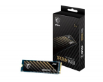 SSD | MSI | SPATIUM M450 | 1TB | M.2 | PCIe Gen4 | NVMe | 3D NAND | Write speed 2400 MBytes/sec | Read speed 3400 MBytes/sec | 2.15mm | TBW 350 TB | MTBF 1500000 hours | S78-440L0M0-P83