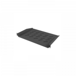 Lanberg 19" fixed shelf 1U/483x315mm, max load capacity up to 25kg | AK-1008-B | Black