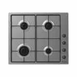 Candy CHW6LBX/4U2 Idea Hob, Gas, Width 60 cm, 4 cooking zones, Mechanical control, Stainless Steel | Candy