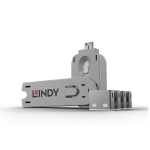 USB PORTIDE BLOKEERIJA 4PACK/VALGE 40454 LINDY