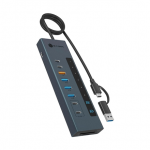 Icy Box USB Hub 11-in-1 USB-C Hub USB 3.2 Gen 2 PD