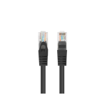 Lanberg Patchcord CAT.6 UTP 1M fluke passed 10-pack, Black | PCU6-20CC-0100-BK