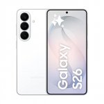 Samsung | Galaxy | S26 | White | 6.3 " | Dynamic AMOLED 2X | 1080 x 2340 pixels | Exynos | 2600 | Internal RAM 12 GB | 512 GB | Dual SIM | 3G | 4G | 5G | Main camera resolution 50 MP | Secondary camera resolution 10 MP | Android | 16 | 4300 mAh