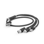 USB LAADIMISKAABEL 3IN1 1M/MUST CC-USB2-AM31-1M GEMBIRD