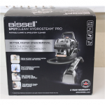 SALE OUT. Bissell | Portable Carpet and Upholstery Cleaner | SpotClean HydroSteam Pro | Corded operating | Washing function | 1000 W | - V | Black | Warranty 24 month(s) | DAMAGED PACKAGING, USED, DIRTY,SCRATCHES,MISSING HYDRORINSE TOOL