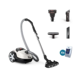 Vacuum Cleaner | PHILIPS | Performer LED 8000 Series | Bagged/For carpets | 900 Watts | Noise 75 dB | White | Weight 5.3 kg | XD8142/12