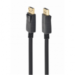Gembird | DisplayPort kaabel, 4K | Must | 2x Displayport (isane) | DisplayPort kuni DisplayPort | 5 m