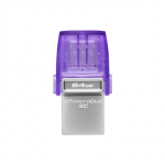 Kingston | DataTraveler | DT Micro Duo 3C | 64 GB | USB Type-C and Type-A | Purple