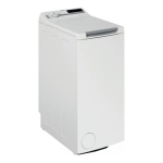 WHIRLPOOL Top load pesumasin TDLR 7231BS EU 7 kg, 1200 p/min, energiaklass D, laius 40 cm, s&uuml;gavus 60 cm, inverter-mootor