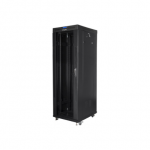 Lanberg | Rack cabinet 19" free-standing 37U/800x1000 (flat pack) with glass door, LCD | FF01-8037-12BL | Black