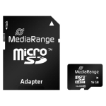 M&Auml;LU MICRO SDHC 16GB C10/W/ADAPTER MR958 MEDIARANGE