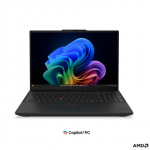 Lenovo ThinkPad T16 G5 AMD | Black | 16 " | IPS | 1920 x 1200 pixels | WUXGA | Anti-glare | AMD Ryzen AI 5 PRO | 440 | 16 GB | SODIMM DDR5 | Solid-state drive capacity 512 GB | AMD Radeon 840M Graphics | Windows 11 Pro | 802.11be | Bluetooth version  ...