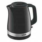 TEFAL | Kettle | KO150F30 Delfini Vision | Electric | 2400 W | 1.5 L | Plastic | 360&deg; rotational base | Black/Stainless steel