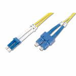 Digitus | Patch Cord | DK-2932-02 | Cable diameter 3 mm; Cable type: I-VH 2E9/125&micro;; Fiber diameter: 09/125&micro;; Connector 1/2: LC/SM | Yellow