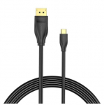 CABLE DP TO USB-C 8K HD/2M BLACK CGYBH VENTION