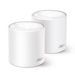 Traadita ruuter | TP-LINK | Traadita ruuter | 2-pack | 2900 Mbit/s | Mesh | Wi-Fi 6 | 3x10/100/1000M | Antennide arv 2 | DECOX50(2-PACK)