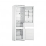 K&uuml;lmik Whirlpool, integreeritav, 194 cm, 221/79 l, 34dB, elektrooniline juhtimine, StopFrost, valge