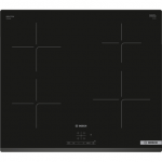 Bosch | Hob | PUE63KBB6E | Induction | Number of burners/cooking zones 4 | Touch | Timer | Black