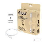 CABLE USB-C TO USB-C 1.2M/WHITE CAC-1572 CLUB3D