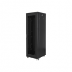 Lanberg | Rack cabinet 19" free-standing 42U/600x800 (flat pack) with mesh door | FF01-6842-23B | Black
