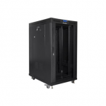 Lanberg | Rack cabinet 19" free-standing 22U/800x1000 (flat pack) with glass door | FF01-8022-12BL | Black