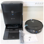 SALE OUT. Ecovacs DEEBOT T80S OMNI BLACK Vacuum cleaner, Robot, Wet&Dry, 24800Pa, TruEdge 3.0, AIVI 3D 3.0, 6400 mAh, Black + Auto-empty sta | Ecovacs Robotic Vacuum Cleaner | DEEBOT T80S OMNI BLACK | Wet&Dry | 6400 mAh | 24800 Pa | Black | ITEM USED ...