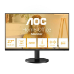 LCD Monitor | AOC | 27 " | 3840 x 2160 pixels | 4K Ultra HD | Native aspect ratio 16:9 | LED | Flat | U27B3AF