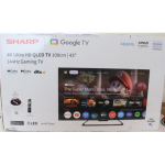 SALE OUT. Sharp | 43GR8265E | 43" | Smart TV | Google TV | 4K Ultra HD | DAMAGED PACKAGING