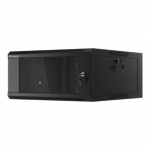 Lanberg | Rack cabinet 19" wall-mounted 4U 600 fast assembly (flat pack) | WFFA-5604-10B | Black