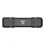 Silicon Power Portable External SSD | DS72 | 1000 GB | USB Type-A, USB Type-C 3.2 Gen 2 | Black