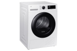 Samsung Dryer DV90DG52A0AELE, white, SpaceMax, Higiene care, 9kg, A+++, heat pump