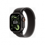 Apple Watch Ultra 3&nbsp;GPS + Cellular&nbsp;49mm&nbsp;Black Titanium Case with Black/Charcoal Trail Loop - S/M | Apple