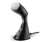 Philips 8000 Series Handheld Steamer with brush GC800/80 1600W, 230ml water tank, heated plate,&nbsp; 2-in-1 vertical and horizontal steaming function, Anti Calc Technology, Black and Silver/Damaged package