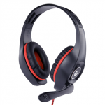Gembird | Gaming headset with volume control | GHS-05-R | Built-in microphone | 3.5 mm 4-pin | Red/Black | Wired | Over-Ear
