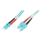 DIGITUS Fiber Optic Multimode Patch Cord, OM 3, LC / SC &micro;, 5 m