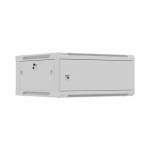 Lanberg Wall mounted installation cabinet 19" 4U 600X600 | WF01-6604-00S | Grey