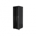 Lanberg | Rack cabinet 19" free-standing 42U/600x1000 (flat pack) with mesh door lCD V2 | FF01-6042-23BL | Black