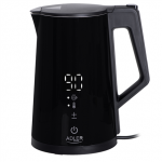 Adler | Kettle | AD 1345b | Electric | 2200 W | 1.7 L | Stainless steel | 360&deg; rotational base | Black