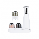 Adler Electric Salt and pepper grinder AD 4449w Grinder 7 W Housing material ABS plastic Lithium Mills with ceramic querns; Charging light; Auto power off after: 3 minutes; Fully charged for 120 minutes of continuous use; Charging time: 2.5 hours; Ca ...
